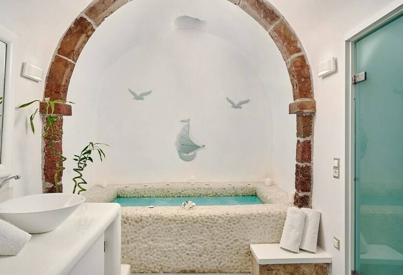 침실 1개 디럭스 아파트, Santorini Mansion At Imerovigli