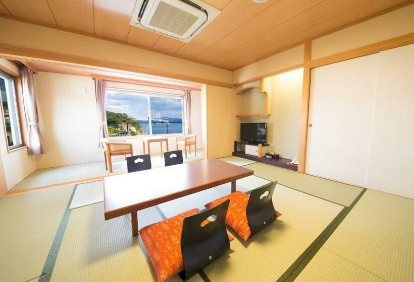 패밀리 룸 산 전망, Seaside Hotel Taimaru Kaigetsu