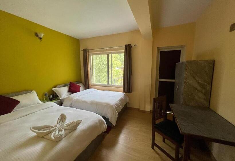 اتاق استاندارد با بالکن, Village View Nagarkot