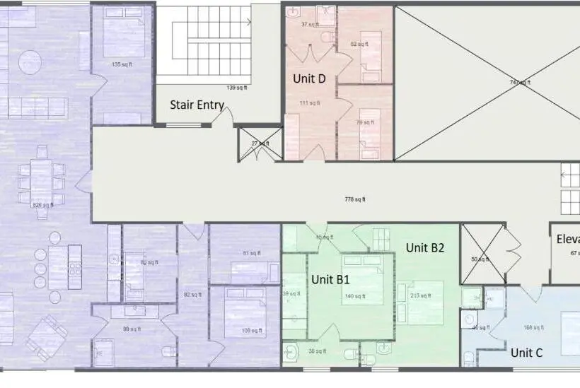 スタンダード４人部屋, Fire And Rainfall Rooms