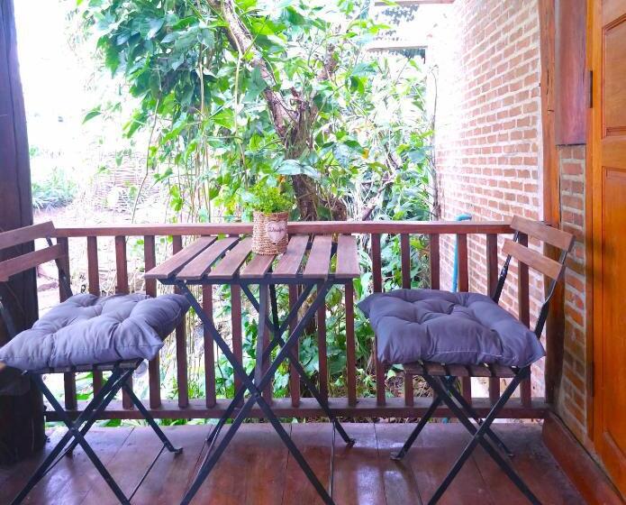 חדר דלוקס עם מרפסת, Pai Kiniman Resort