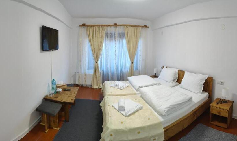 חדר סטנדרט עם מרפסת, Pensiunea Trei Brazi Arieseni