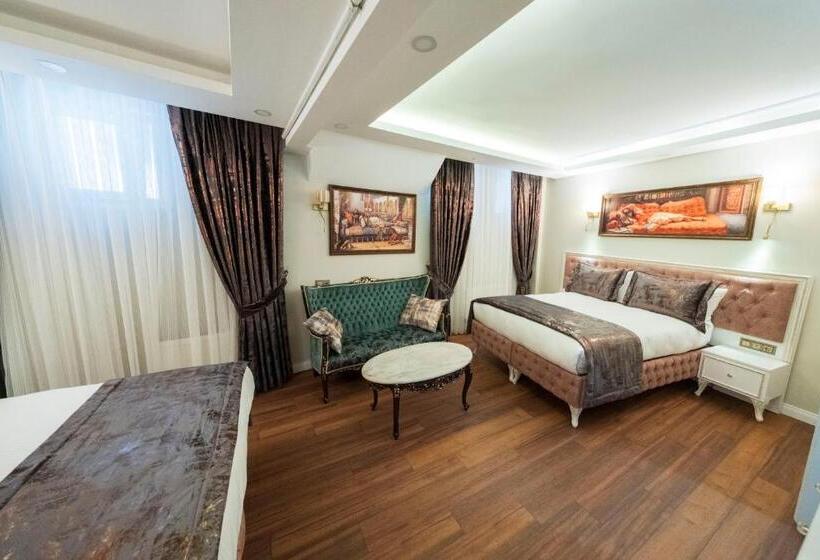 חדר דלוקס לארבעה, Solomon S Mansion Hotel Istanbul
