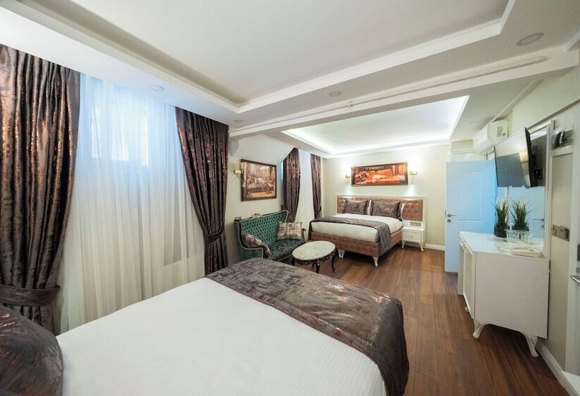 חדר דלוקס לארבעה, Solomon S Mansion Hotel Istanbul