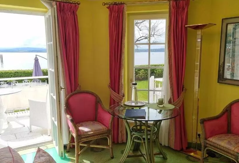 オーシャンビューデラックスルームバルコニー付き, Boutique Hotel Villa Am See