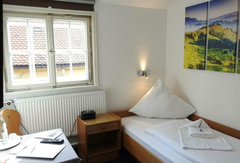 スタンダードシングルルーム, Hasen Kaufbeuren Allgäu