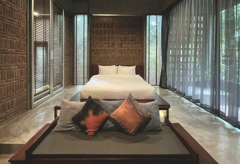 带园景的小型套房, Santi Beach Retreat