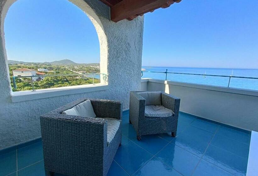 חדר דלוקס נוף לים, Villa Tre Mari