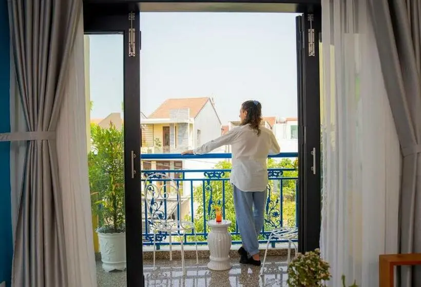 اتاق لوکس با چشم‌انداز باغ, Hoi An Heart Hostel Villa   Bespoke
