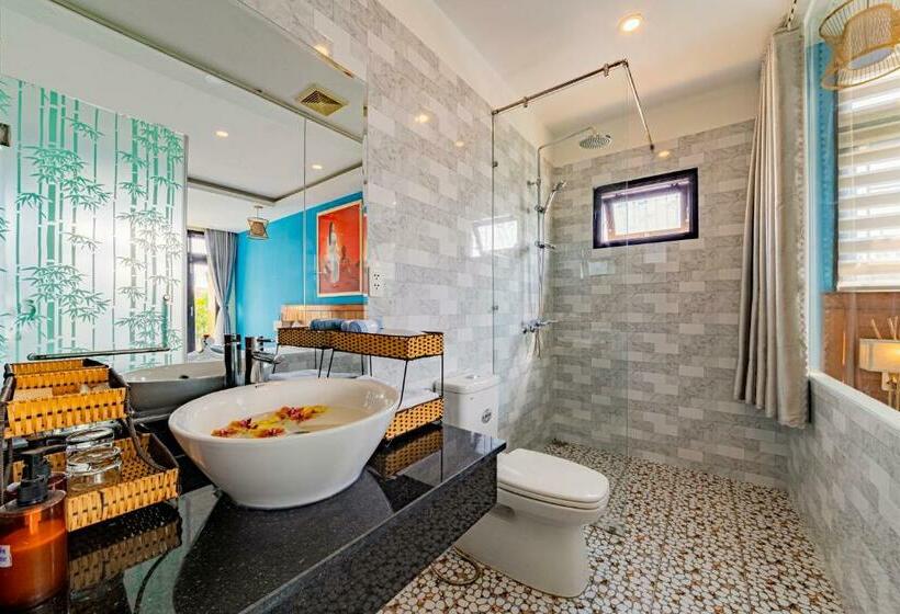 اتاق لوکس با چشمانداز باغ, Hoi An Heart Hostel Villa   Bespoke