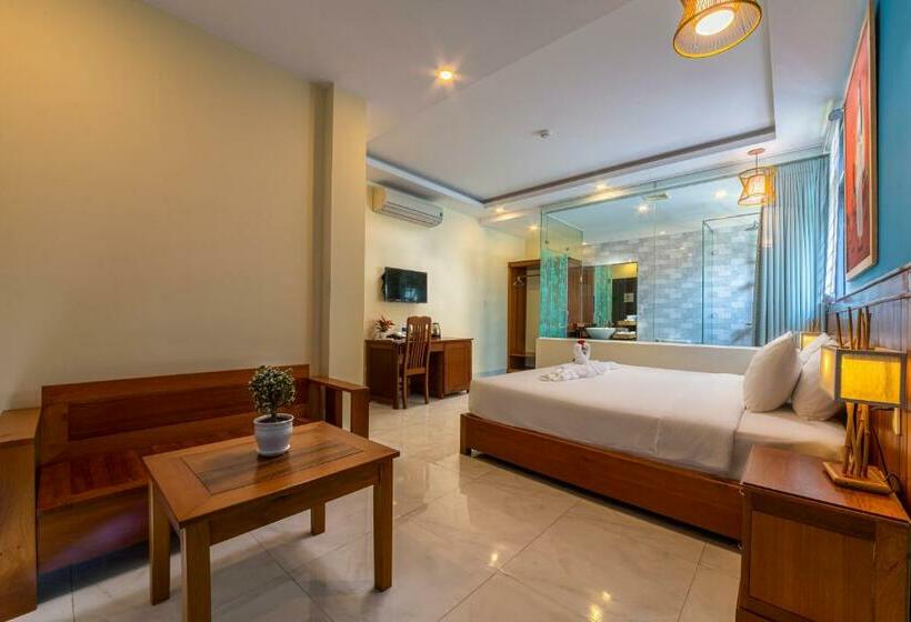 اتاق لوکس با چشمانداز باغ, Hoi An Heart Hostel Villa   Bespoke