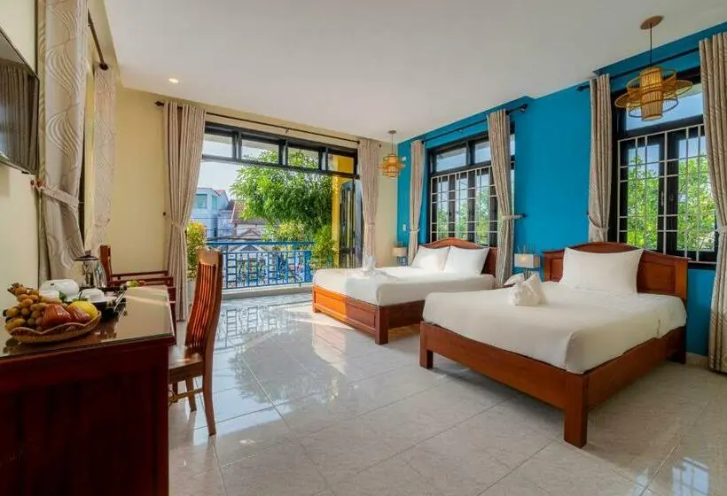 اتاق خانوادگی با چشم‌انداز باغ, Hoi An Heart Hostel Villa   Bespoke