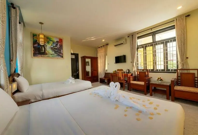 اتاق خانوادگی با چشم‌انداز باغ, Hoi An Heart Hostel Villa   Bespoke