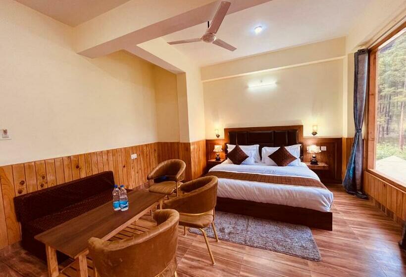 디럭스 룸, Winterline Resort, Kasol   A Four Star Luxury Resort