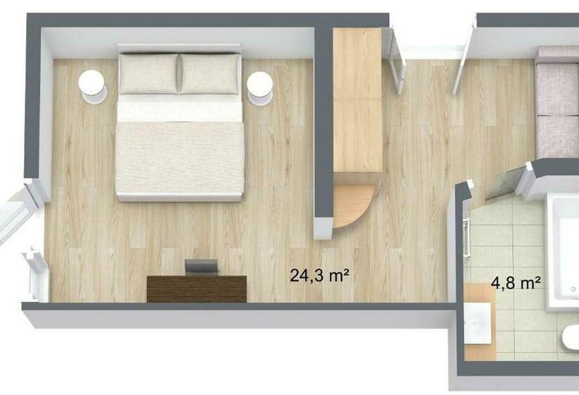 디럭스 룸, Boutique Hotel Villa Katharina