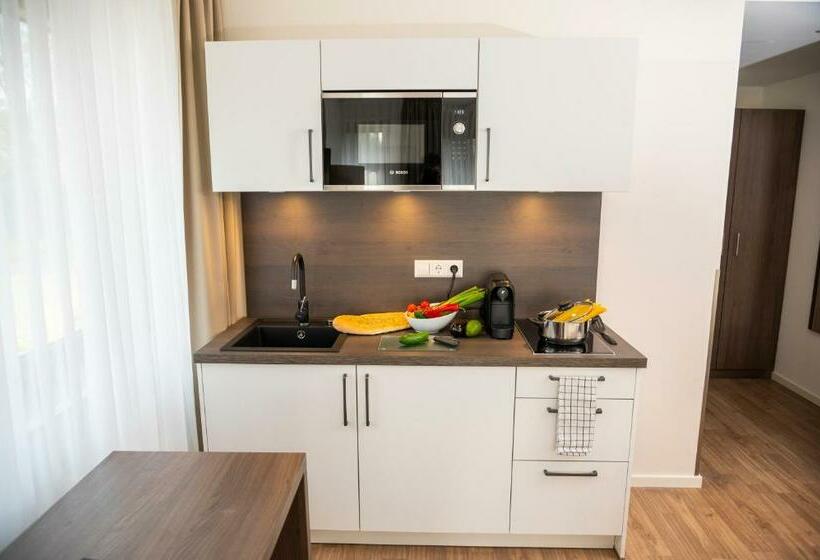 חדר סטנדרט מותאם לאדם עם מוגבלויות, Tiek Apartments