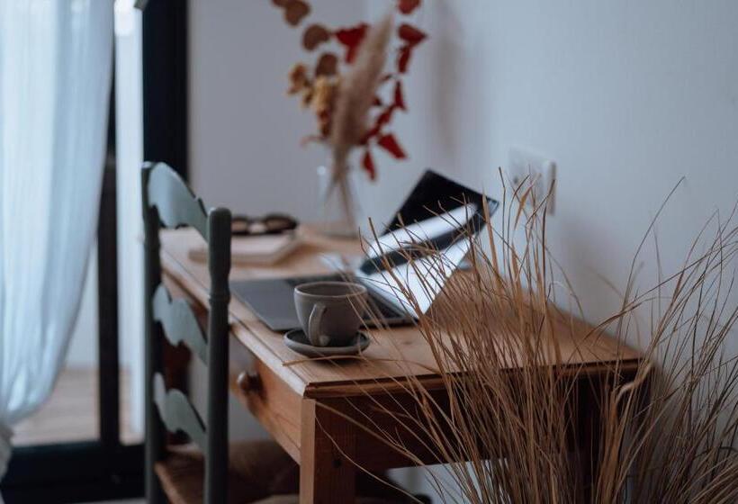 חדר לארבעה סטנדרטי עם מרפסת, Biarritz Surf Lodge Chambre D Hôtes