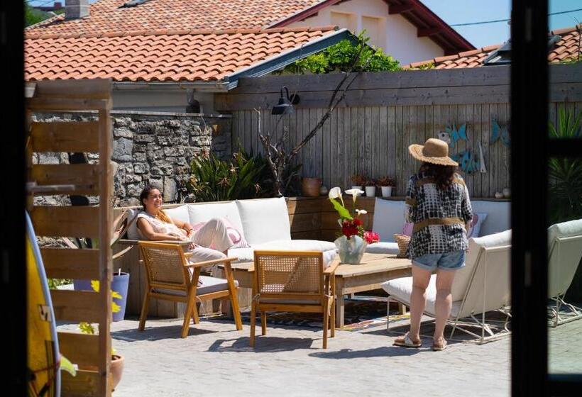 اتاق استاندارد با بالکن, Biarritz Surf Lodge Chambre D Hôtes