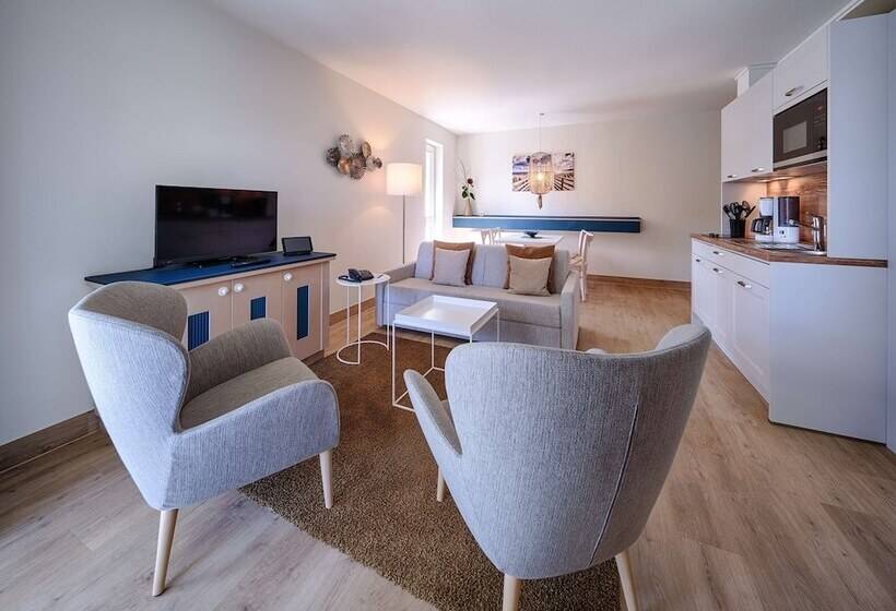 침실 2개 아파트, Dorint Seehotel Binz Therme
