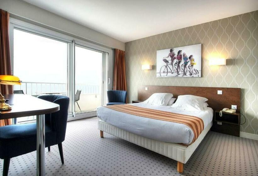 اتاق استاندارد با چشم‌انداز دریا, Hôtel La Petite Sirène Quiberon
