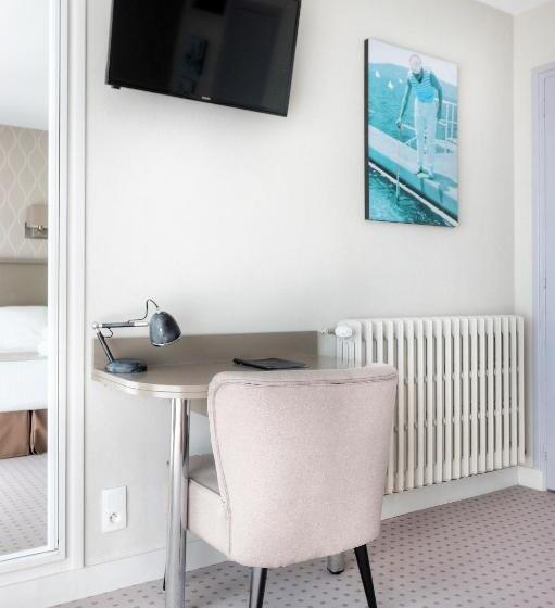 اتاق استاندارد با چشم‌انداز دریا, Hôtel La Petite Sirène Quiberon