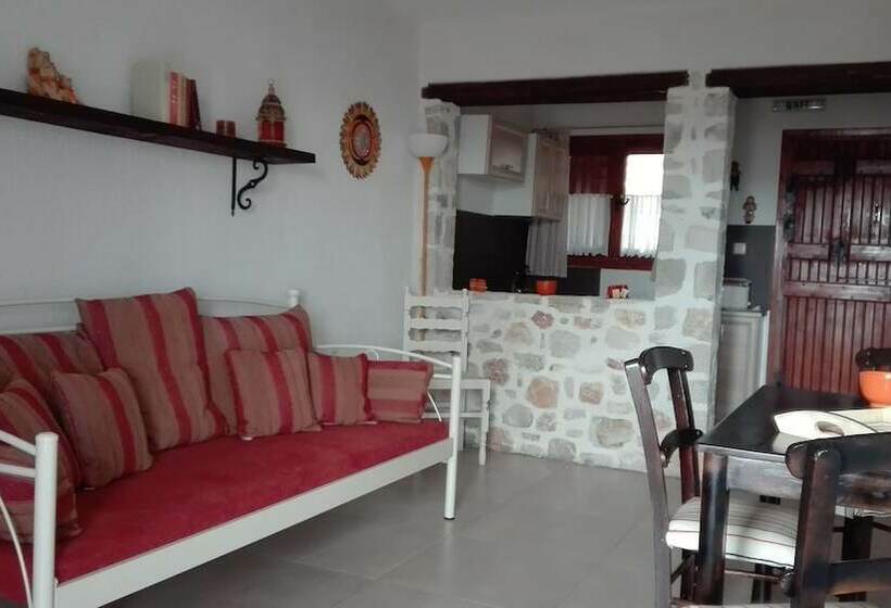 带1个卧室的带海景的公寓, Villa Galini