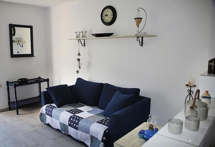 带1个卧室带花园景观的公寓, Villa Galini