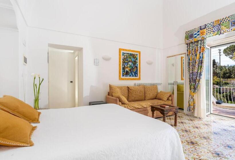 غرفة قياسية مطلّة علي البحر مزوَّدة بشُرفة, B&b Il Sogno