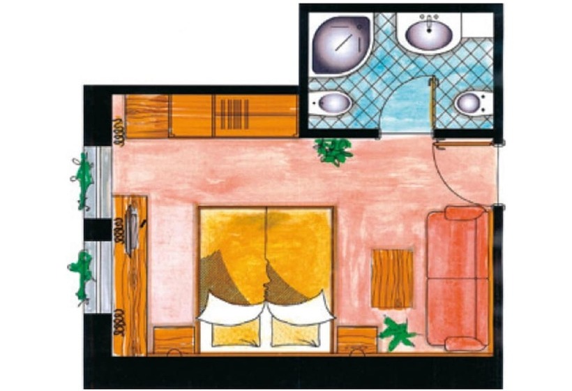 스탠다드 룸, Granpanorama Wellnesshotel Sambergerhof Superior