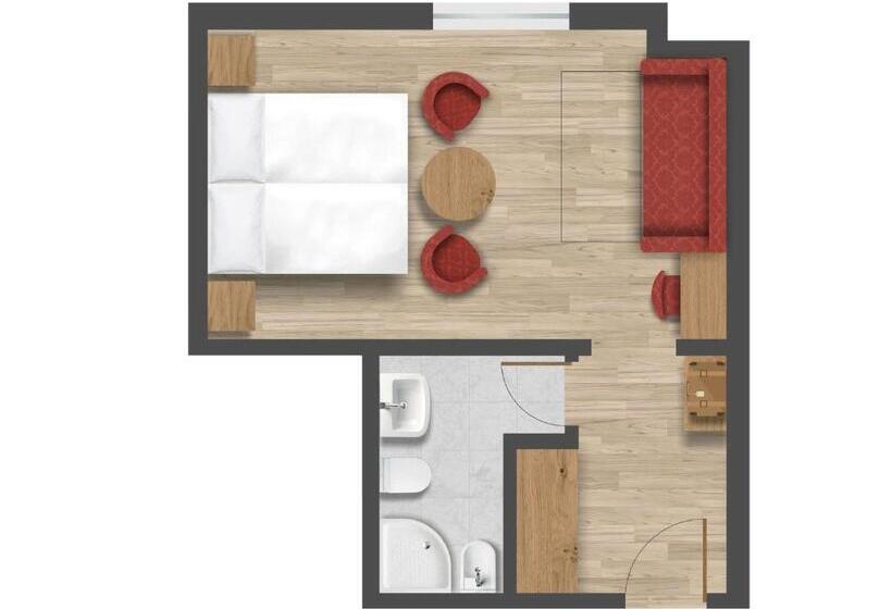 غرفة دور أخير, Villa Eden