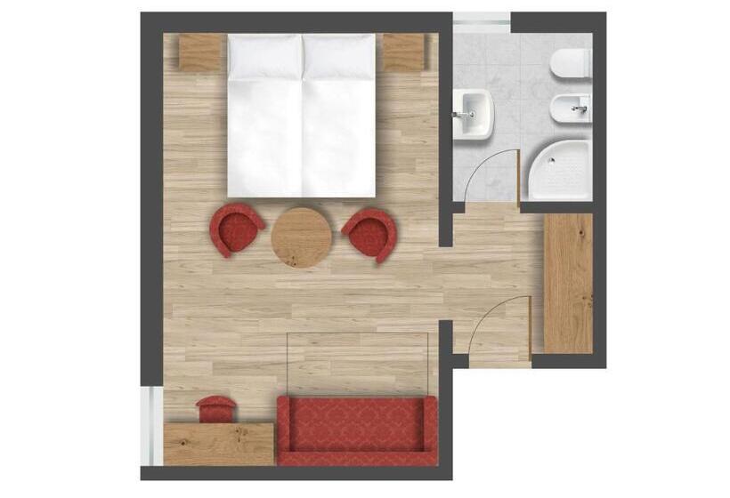 غرفة دور أخير, Villa Eden