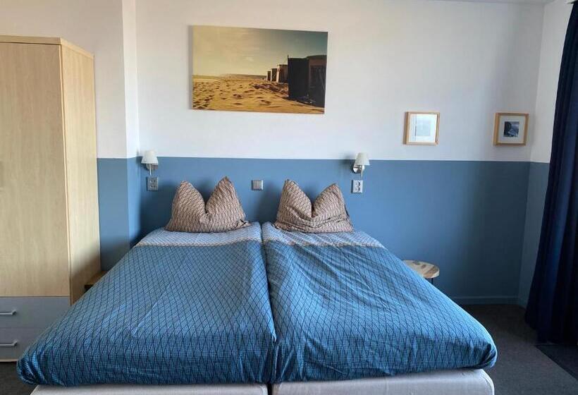 스탠다드 발코니 룸 바다 전망, Bed&breakfast Aan Strand