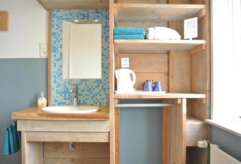 스탠다드 싱글 룸 공동욕실, Bed&breakfast Aan Strand