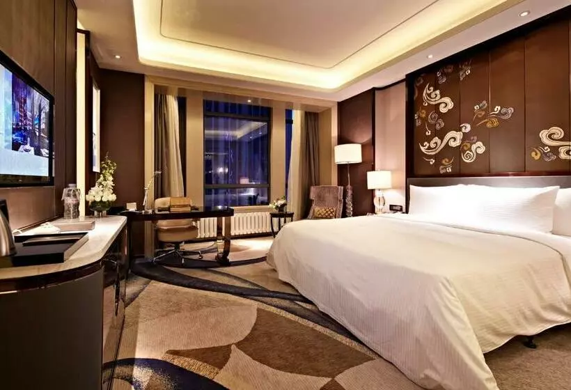 キングサイズベッドのデラックスルーム, Wanda Realm Yinchuan