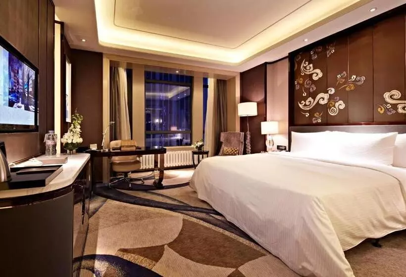 キングサイズベッドのエクゼクティブルーム, Wanda Realm Yinchuan