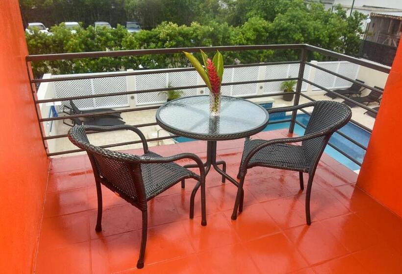 اتاق استاندارد با چشم‌انداز استخر, Melbourne Inn