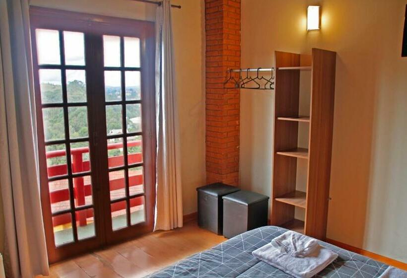 带阳台套房, Pousada Alpenrose