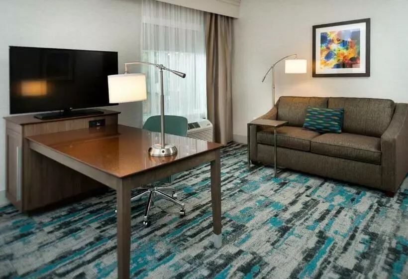 Deluxe Suite King Bed, Hampton Inn & Suites Olympia Lacey