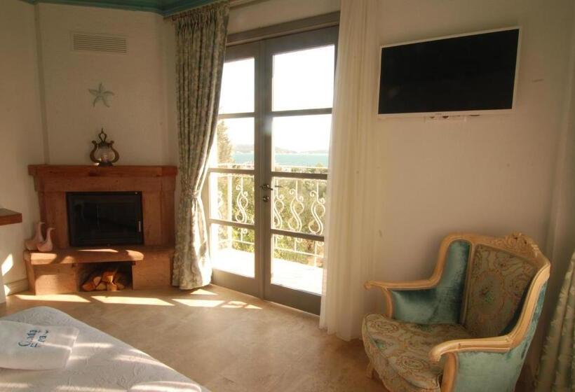 Pokój Deluxe Widok Morze, Cunda Fora