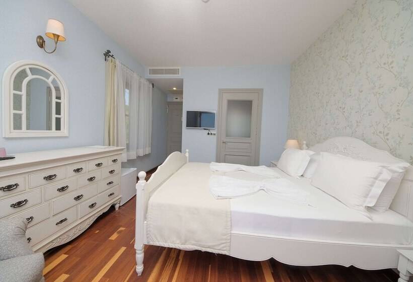 اتاق استاندارد با بالکن و چشم‌انداز دریا, Cunda Labris