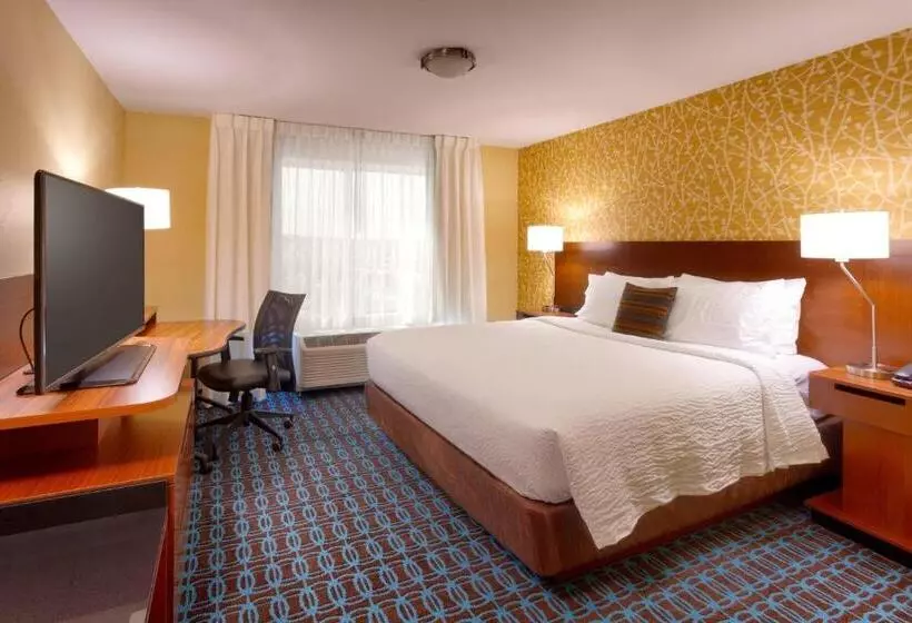 キングサイズベッドのスタンダードルーム, Fairfield Inn & Suites By Marriott Salt Lake City Midvale
