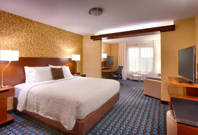 キングサイズベッドのスイートルーム, Fairfield Inn & Suites By Marriott Salt Lake City Midvale