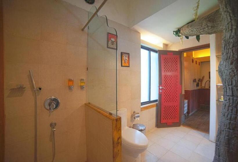 בית, חדר שינה 1, Tathastu Resort Pench  Luxury Wildlife Resort