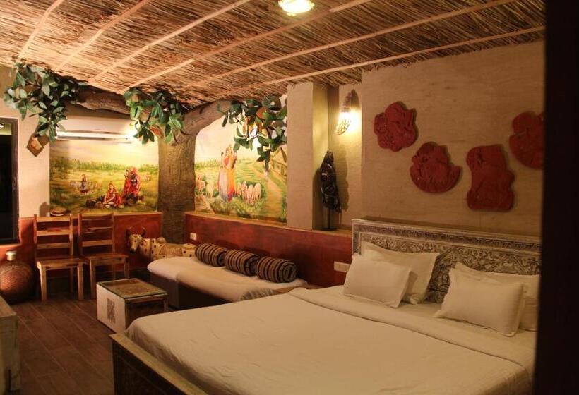 בית, חדר שינה 1, Tathastu Resort Pench  Luxury Wildlife Resort