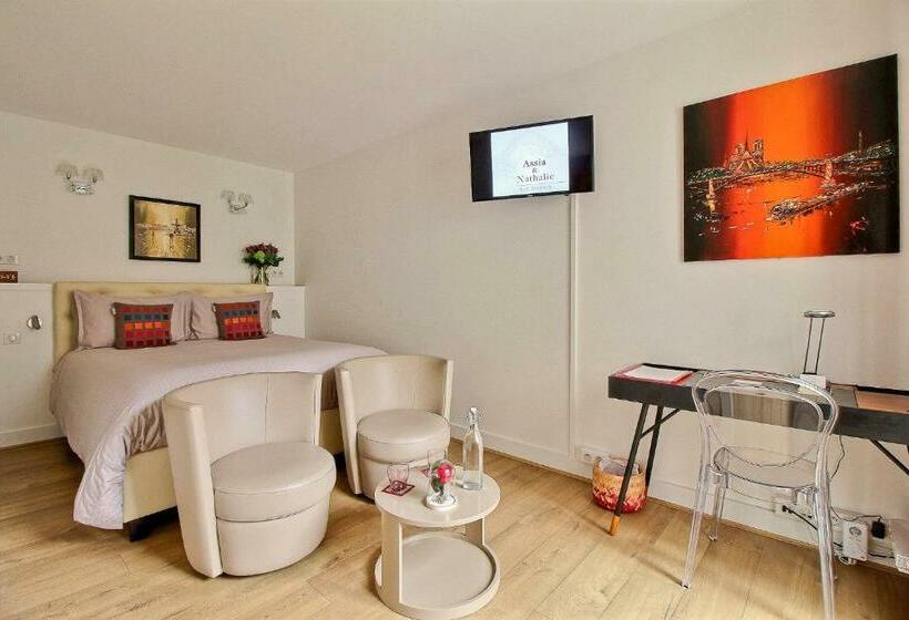 バスタブ付きスタンダードルーム, Assia & Nathalie   Luxury B&b Marais