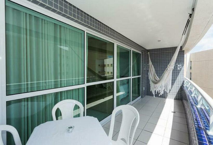 شقة ديلوكس غرفتين نوم مطلة على البحر, Vip Beira Mar Residence