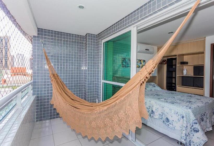 شقة غرفتين مطلة على البحر, Vip Beira Mar Residence