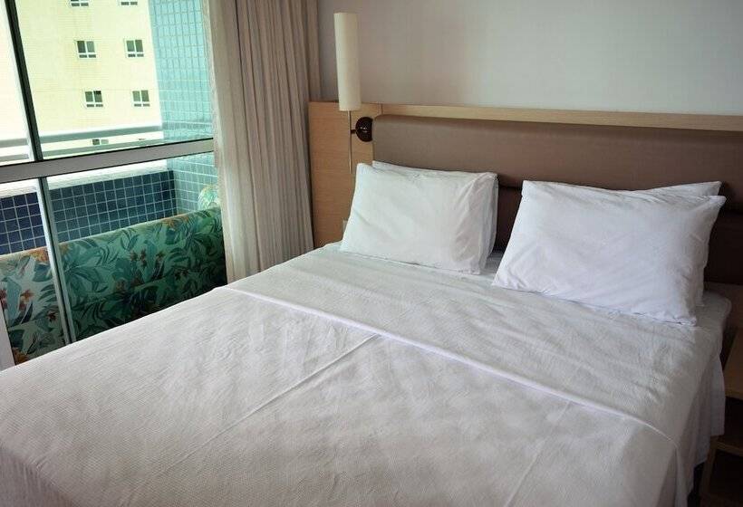 شقة غرفتين مطلة على البحر, Vip Beira Mar Residence