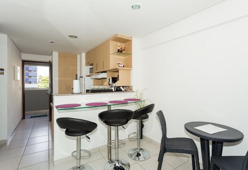 شقة غرفتين مطلة على البحر, Vip Beira Mar Residence