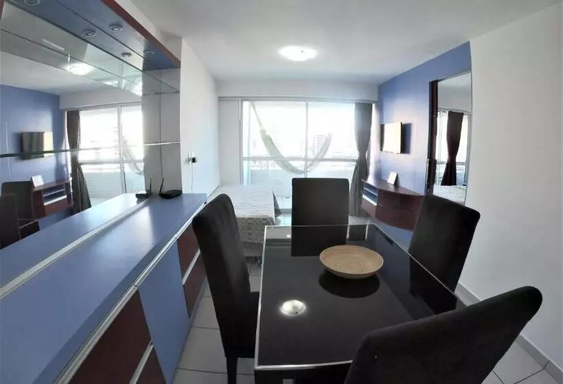 バルコニー付き１ベッドルームアパートメント, Vip Beira Mar Residence